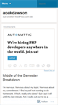 Mobile Screenshot of aoakdawson.wordpress.com