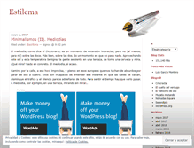 Tablet Screenshot of estilema.wordpress.com