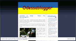 Desktop Screenshot of odessablog.wordpress.com
