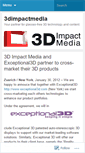 Mobile Screenshot of 3dimpactmedia.wordpress.com