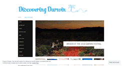 Desktop Screenshot of discoveringdarwin.wordpress.com