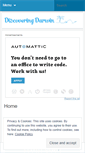 Mobile Screenshot of discoveringdarwin.wordpress.com