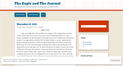 Desktop Screenshot of eagleandjournal.wordpress.com