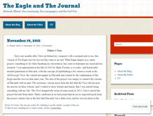 Tablet Screenshot of eagleandjournal.wordpress.com