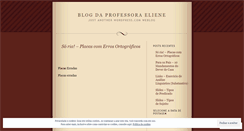 Desktop Screenshot of professoraeliene.wordpress.com