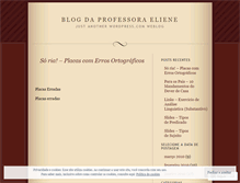 Tablet Screenshot of professoraeliene.wordpress.com