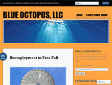 Tablet Screenshot of blueoctopusllc.wordpress.com