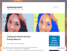 Tablet Screenshot of mybeautyreport.wordpress.com