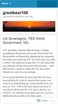 Mobile Screenshot of greatbear100.wordpress.com