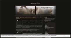 Desktop Screenshot of gargantaprofunda.wordpress.com