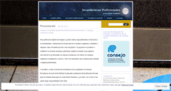 Desktop Screenshot of incumbenciasprofesionalesencienciaseconomicas.wordpress.com