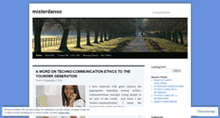 Desktop Screenshot of misterdanso.wordpress.com