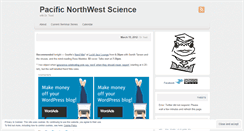 Desktop Screenshot of pnwscience.wordpress.com