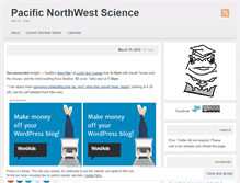 Tablet Screenshot of pnwscience.wordpress.com