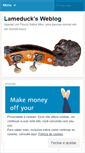 Mobile Screenshot of lameduckbat.wordpress.com