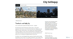 Desktop Screenshot of citysoliloquy.wordpress.com