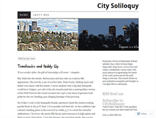 Tablet Screenshot of citysoliloquy.wordpress.com