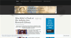 Desktop Screenshot of misskittyscloak.wordpress.com