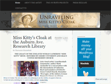 Tablet Screenshot of misskittyscloak.wordpress.com