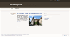 Desktop Screenshot of interestingplace.wordpress.com