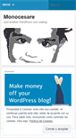 Mobile Screenshot of monocesare.wordpress.com