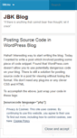 Mobile Screenshot of jbkumar.wordpress.com