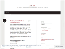 Tablet Screenshot of jbkumar.wordpress.com