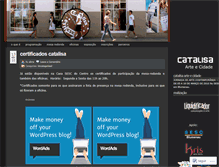 Tablet Screenshot of catalisa.wordpress.com