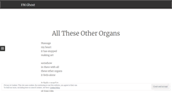 Desktop Screenshot of fmghost.wordpress.com