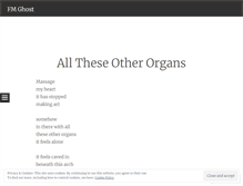 Tablet Screenshot of fmghost.wordpress.com