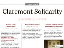 Tablet Screenshot of claremontsolidarity.wordpress.com