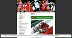 Desktop Screenshot of mexicanculturalsociety.wordpress.com