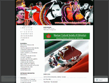 Tablet Screenshot of mexicanculturalsociety.wordpress.com