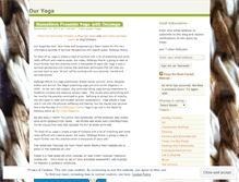 Tablet Screenshot of ouryoga.wordpress.com