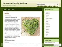 Tablet Screenshot of lumsdenrecipes.wordpress.com