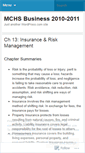 Mobile Screenshot of mchsbusiness.wordpress.com