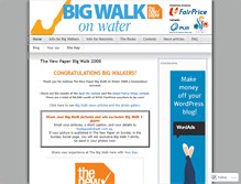 Tablet Screenshot of bigwalkonwater.wordpress.com