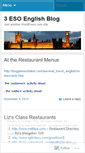 Mobile Screenshot of eso3englishblog.wordpress.com
