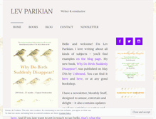 Tablet Screenshot of levparikian.wordpress.com