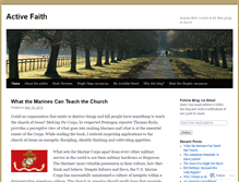 Tablet Screenshot of activefaith.wordpress.com