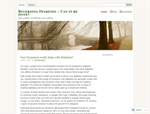Tablet Screenshot of diabetestype2.wordpress.com