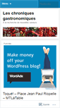 Mobile Screenshot of chroniquesgastronomiques.wordpress.com