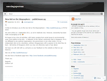 Tablet Screenshot of onesingaporean.wordpress.com
