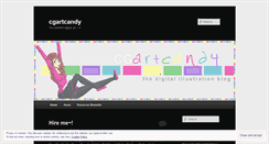Desktop Screenshot of cgartcandy.wordpress.com