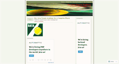 Desktop Screenshot of bayareatennis.wordpress.com