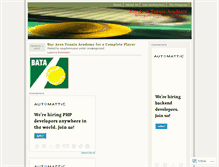 Tablet Screenshot of bayareatennis.wordpress.com