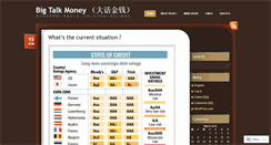 Desktop Screenshot of bigtalkmoney.wordpress.com