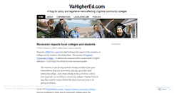 Desktop Screenshot of blogmyfuturevccs.wordpress.com
