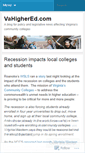 Mobile Screenshot of blogmyfuturevccs.wordpress.com