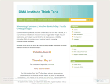 Tablet Screenshot of dmacorp.wordpress.com